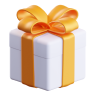 Welfare gift box icon